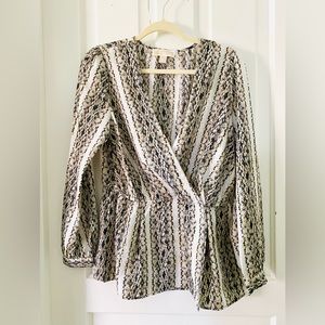 Michael Kors Snakeskin Print Shirt